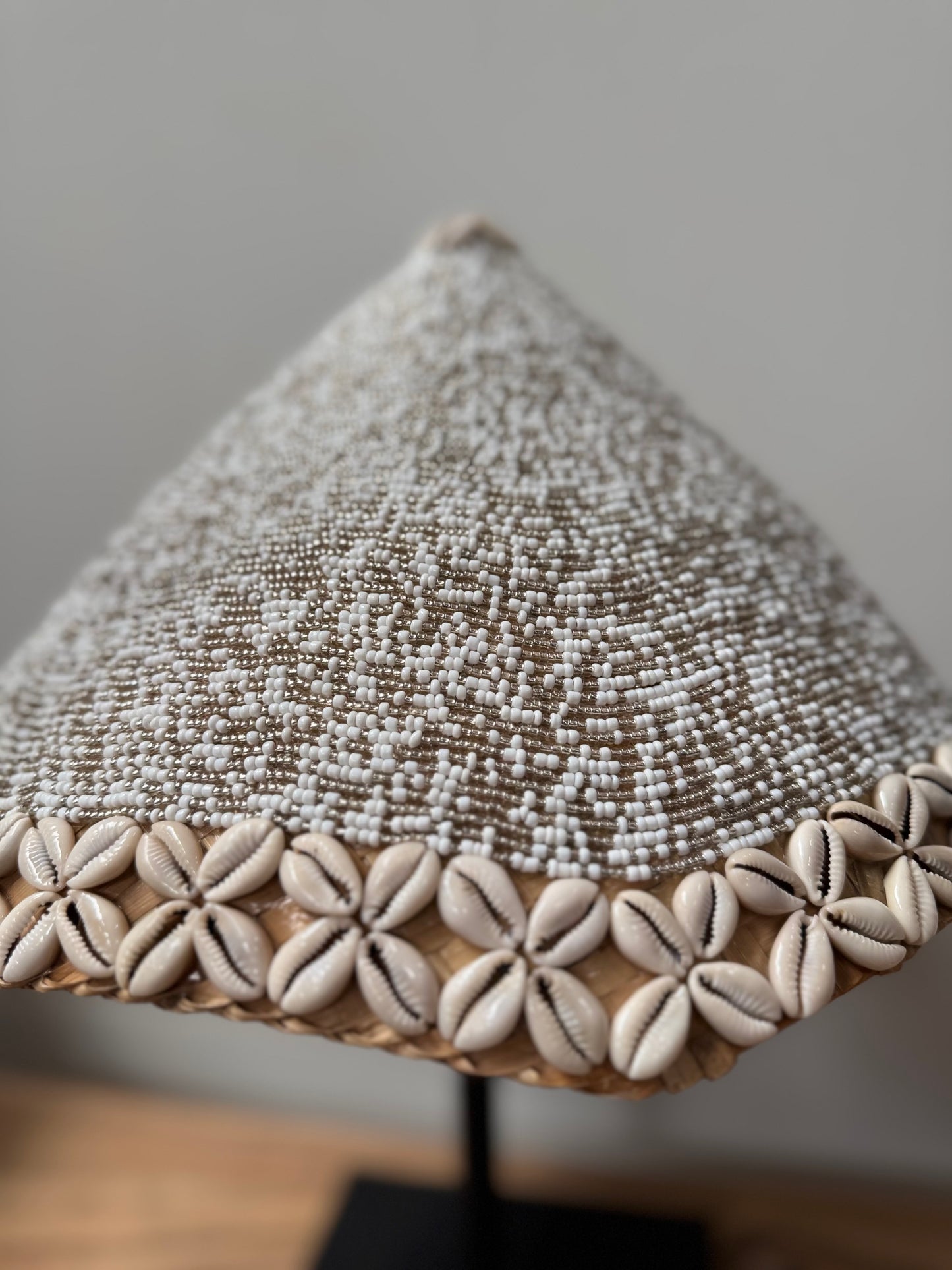Beaded hoed