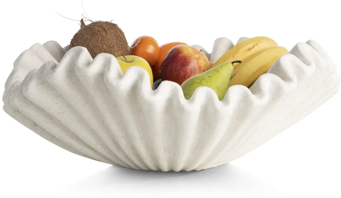 COCOmaison Bella schaal D51cm - Cremekleurig