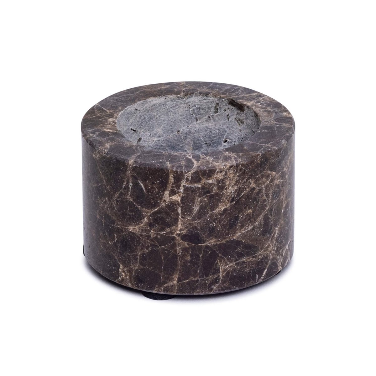 Travertine bruin waxinelichthouder S - Interior pieces