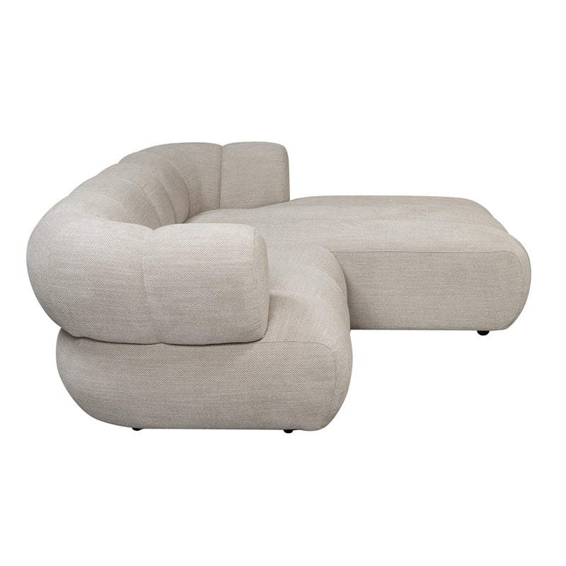 Dune Couch Beige 2,5 zits lounge rechts - Interior pieces
