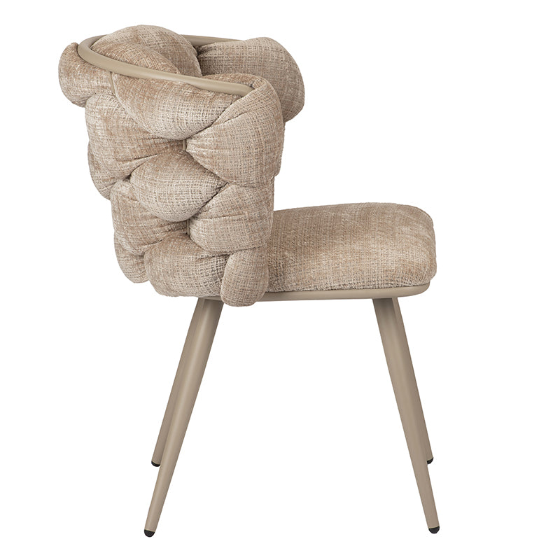 Rock Chair Chenille Cream Pole to Pole