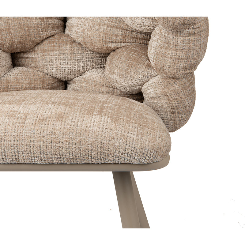 Rock Chair Chenille Cream Pole to Pole