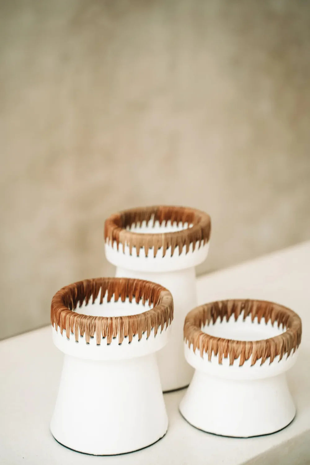 Pretty kandelaar natural white - Interior pieces