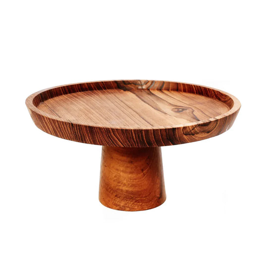 Teak Root Cake Dish - Interior pieces