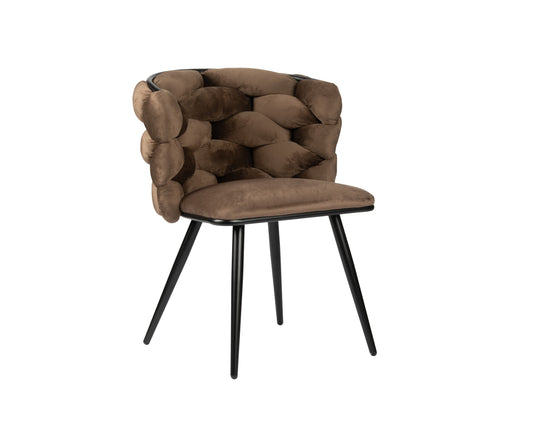 Rock Chair Brown Velvet - Interior pieces