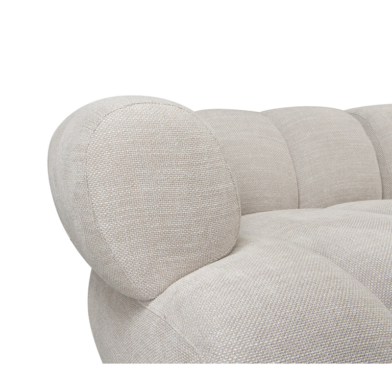 Dune Couch Beige 2,5 zits lounge rechts - Interior pieces