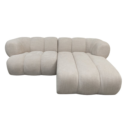 Dune Couch Beige 2,5 zits lounge rechts - Interior pieces