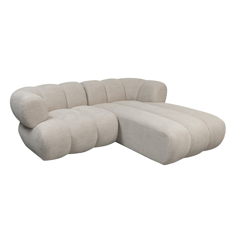 Dune Couch Beige 2,5 zits lounge rechts - Interior pieces