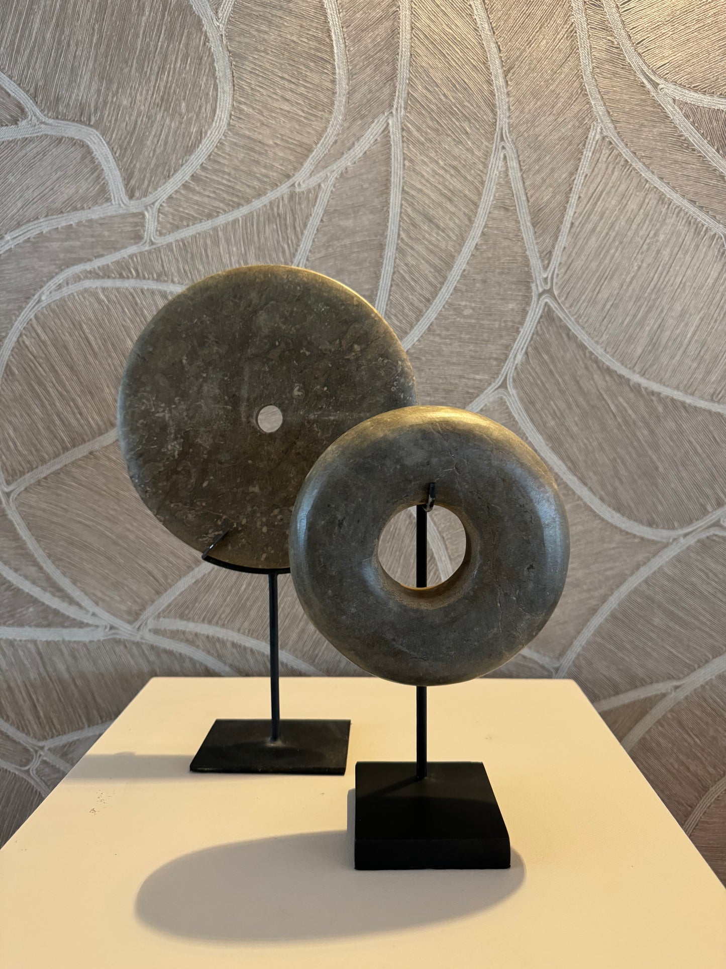 Mura donut marmer bruin/grijs - Interior pieces
