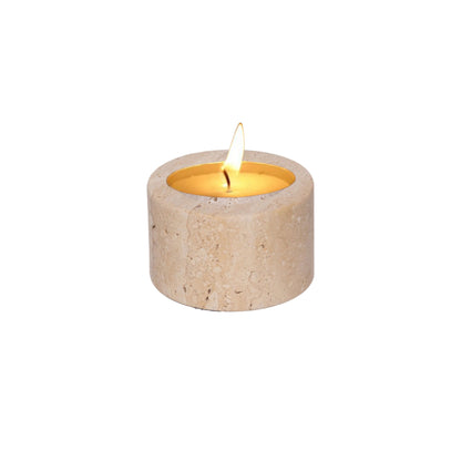 Travertine waxinelichthouder S