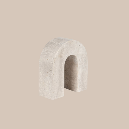 Kura boog travertin S - Interior pieces