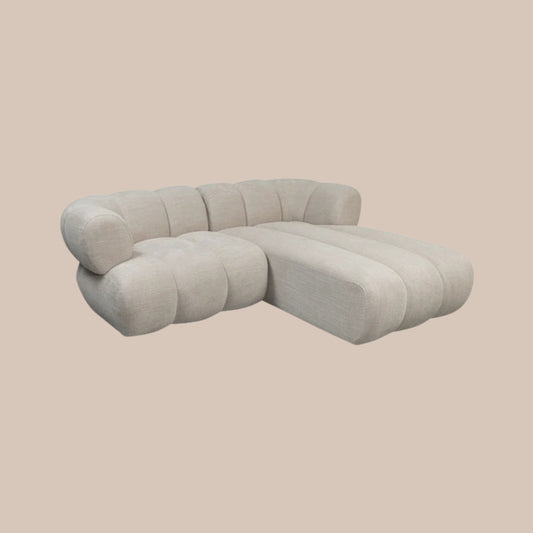 Dune Couch Beige 2,5 zits lounge rechts - Interior pieces