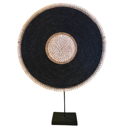 Veda kralenschild L black - Interior pieces
