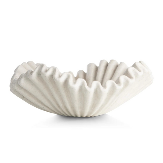 COCOmaison Bella schaal D51cm - Cremekleurig