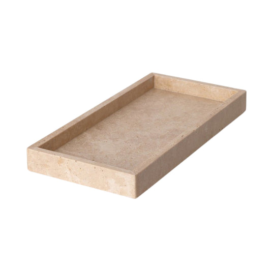 Travertine dienblad tray